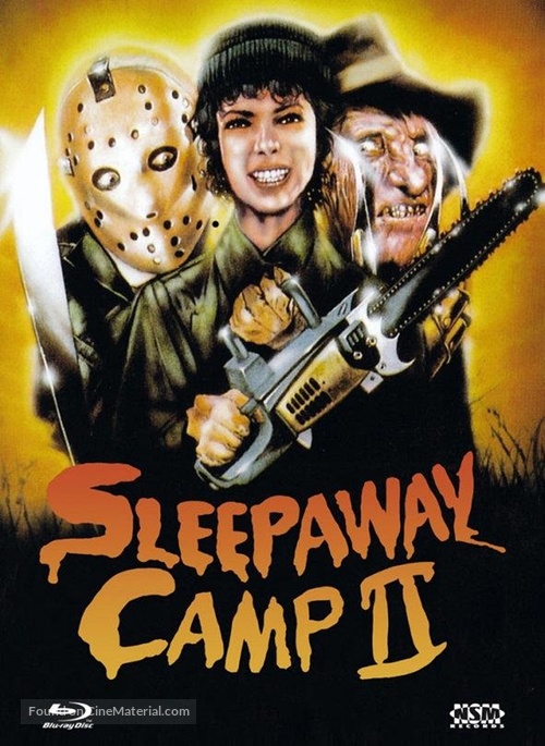 Sleepaway Camp II: Unhappy Campers - Austrian Blu-Ray movie cover