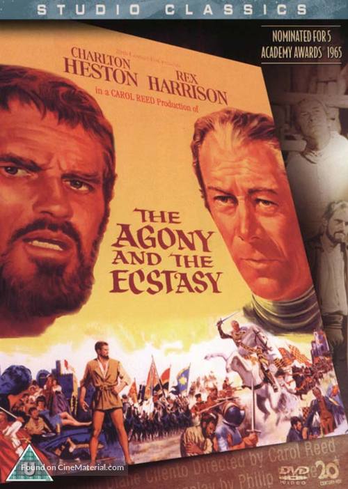 The Agony and the Ecstasy - British Movie Cover