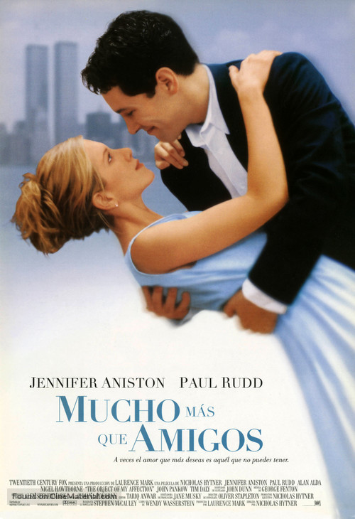The Object of My Affection - Spanish Movie Poster