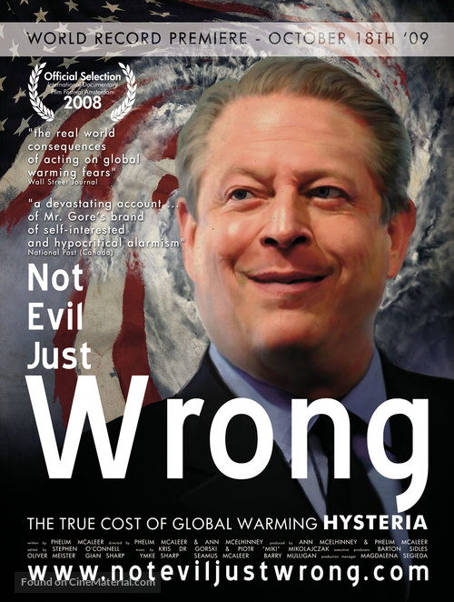 Not Evil Just Wrong - Movie Poster