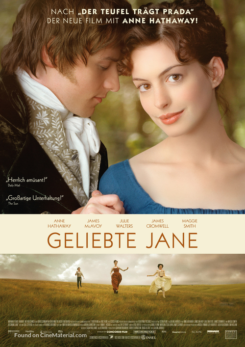Becoming Jane - German Movie Poster