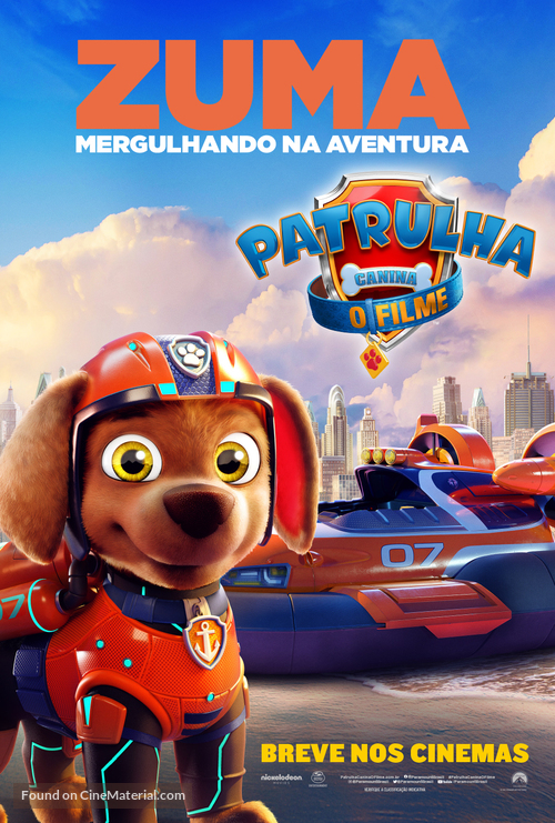 Paw Patrol: The Movie - Brazilian Movie Poster