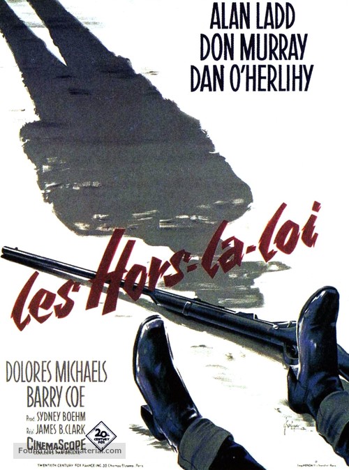 One Foot in Hell - French Movie Poster