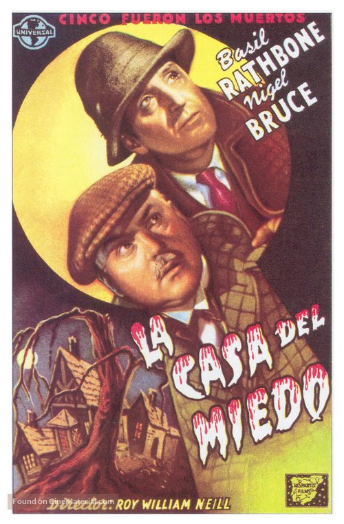 The House of Fear - Spanish Movie Poster