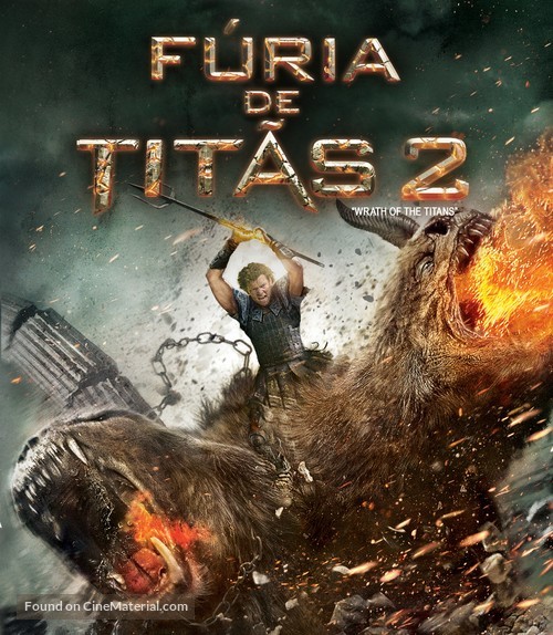 Wrath of the Titans - Brazilian Blu-Ray movie cover