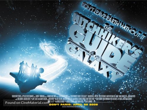 The Hitchhiker&#039;s Guide to the Galaxy - British Movie Poster