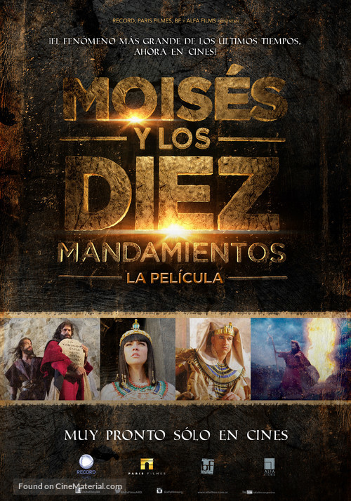 Os Dez Mandamentos, O Filme - Argentinian Movie Poster