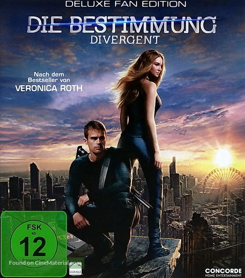 Divergent - German Blu-Ray movie cover