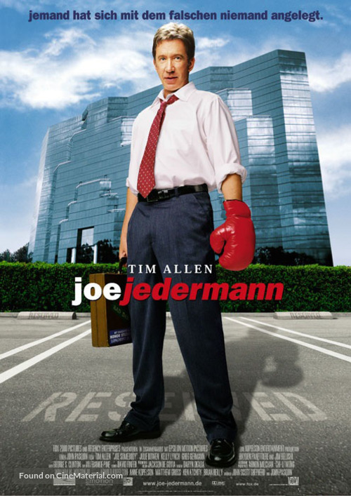 Joe Somebody - German poster