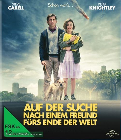 Seeking a Friend for the End of the World - German Blu-Ray movie cover