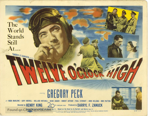 Twelve O&#039;Clock High - British Movie Poster