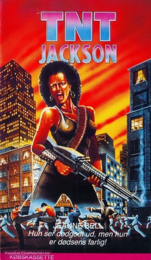 TNT Jackson - Danish VHS movie cover