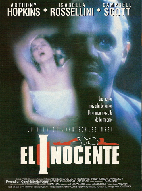 The Innocent - Argentinian poster