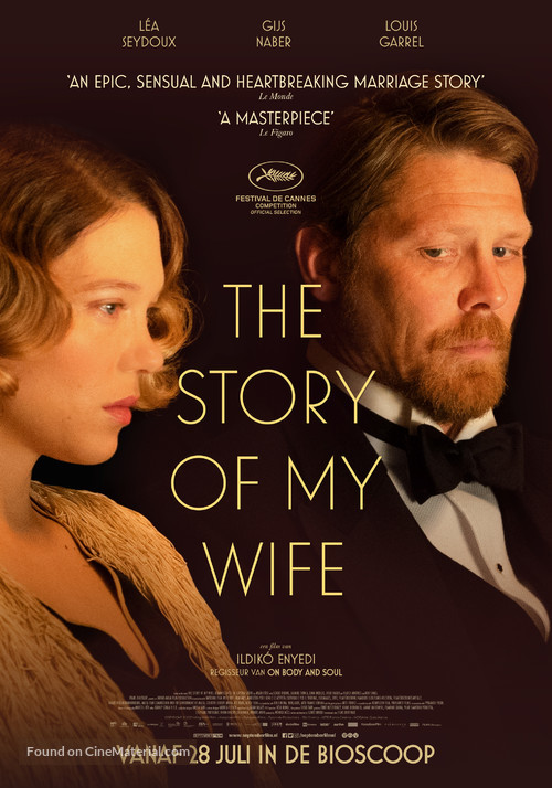 The Story of My Wife - Dutch Movie Poster