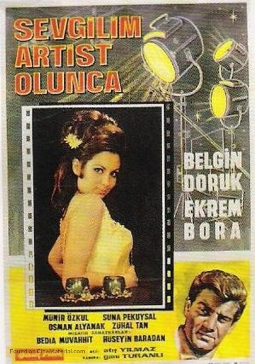 Sevgilim artist olunca - Turkish Movie Poster