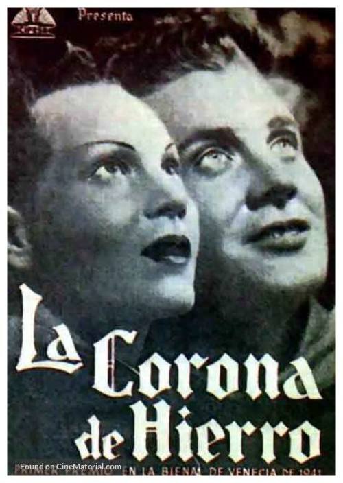 La corona di ferro - Spanish Movie Poster