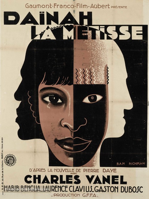 Da&iuml;nah la m&egrave;tisse - French Movie Poster