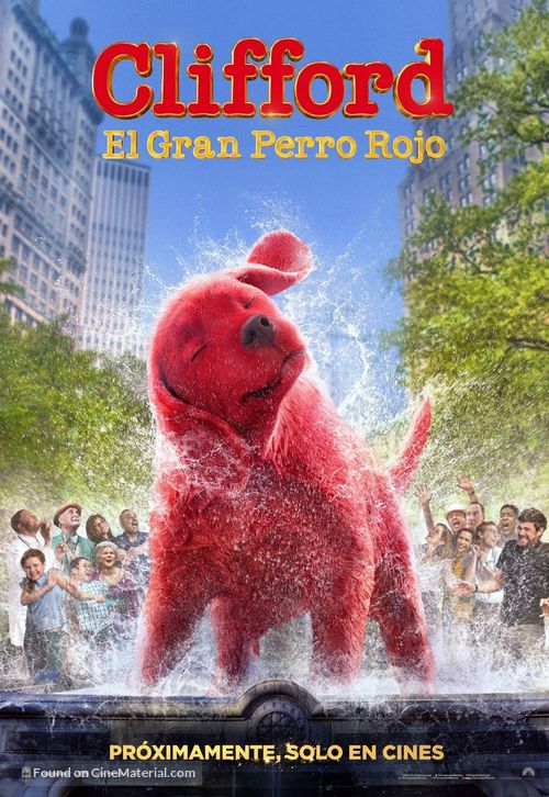 Clifford the Big Red Dog - Mexican Movie Poster