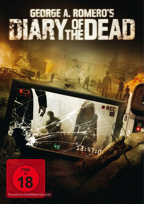 Diary of the Dead - German DVD movie cover