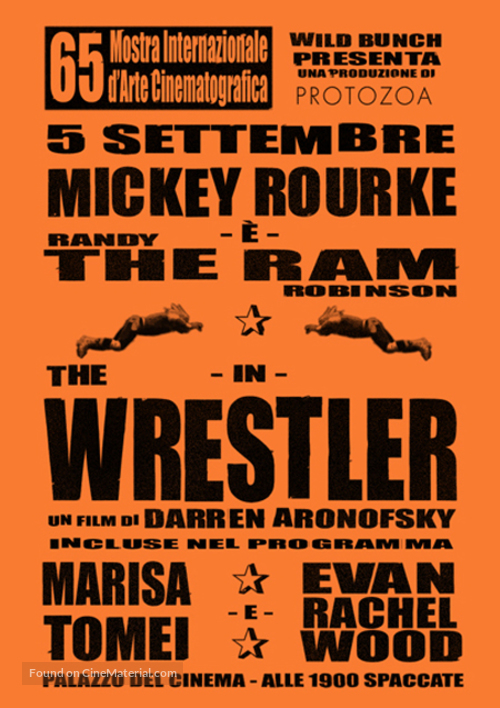 The Wrestler - Italian poster