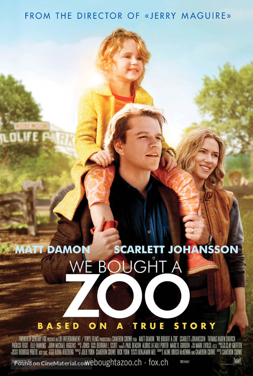 We Bought a Zoo - Swiss Movie Poster