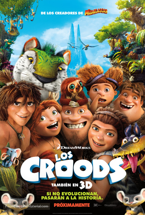 The Croods - Spanish Movie Poster