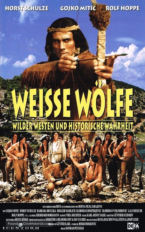 Wei&szlig;e W&ouml;lfe - German VHS movie cover