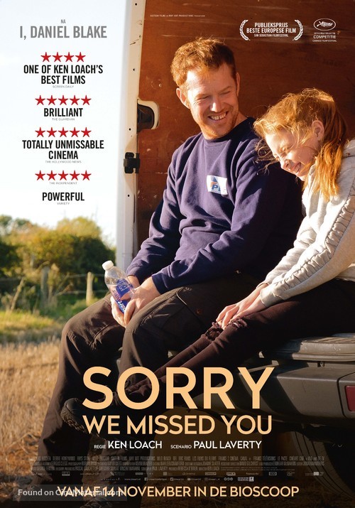 Sorry We Missed You - Dutch Movie Poster