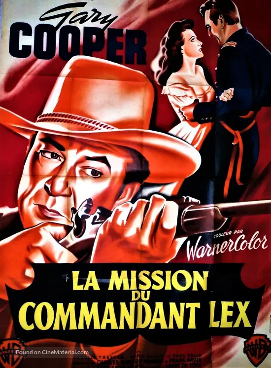 Springfield Rifle (1952) French movie poster