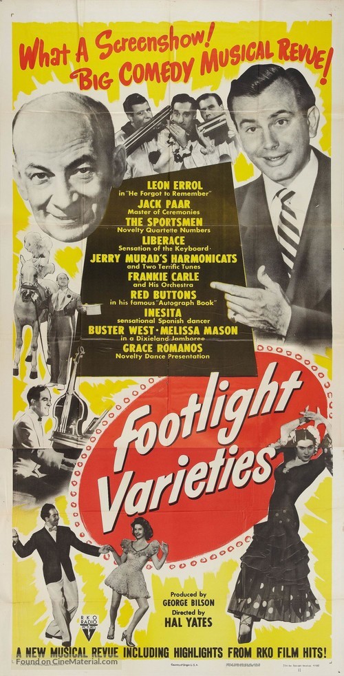 Footlight Varieties - Movie Poster