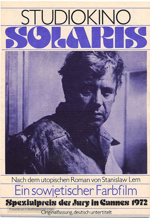 Solyaris - German Movie Poster