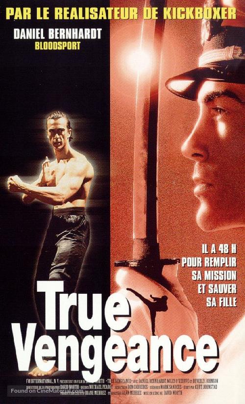 True Vengeance - French VHS movie cover