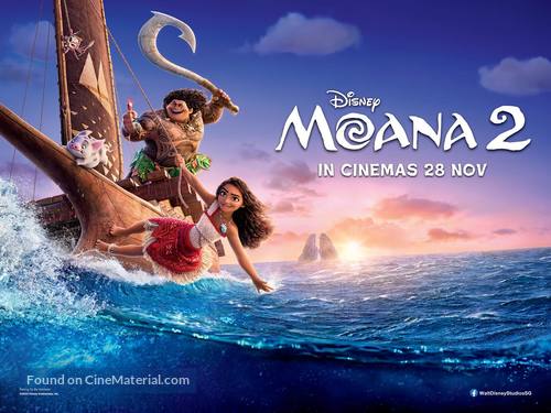 Moana 2 - Singaporean Movie Poster