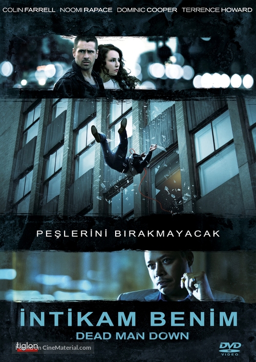 Dead Man Down - Turkish DVD movie cover