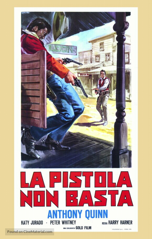 Man from Del Rio - Italian Movie Poster