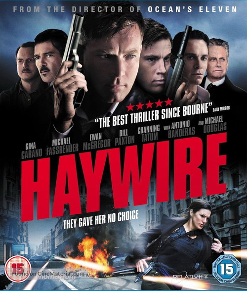 Haywire - British Blu-Ray movie cover