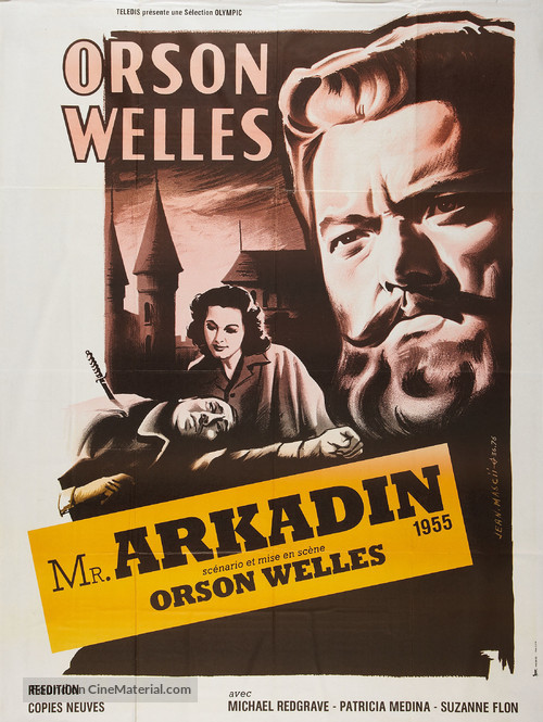 Mr. Arkadin - French Re-release movie poster