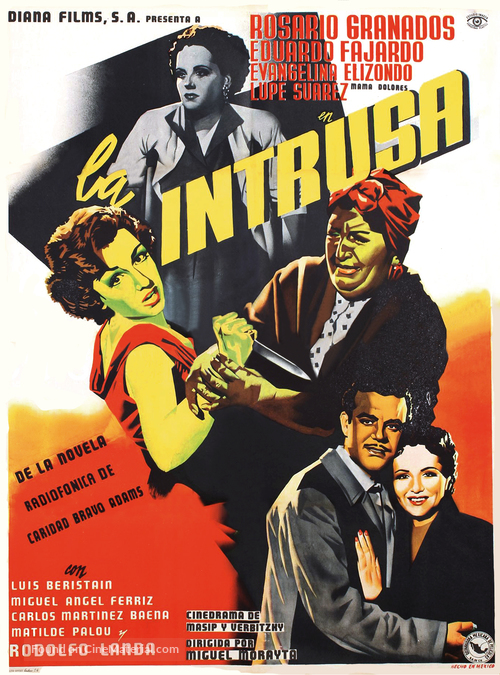 La intrusa - Mexican Movie Poster