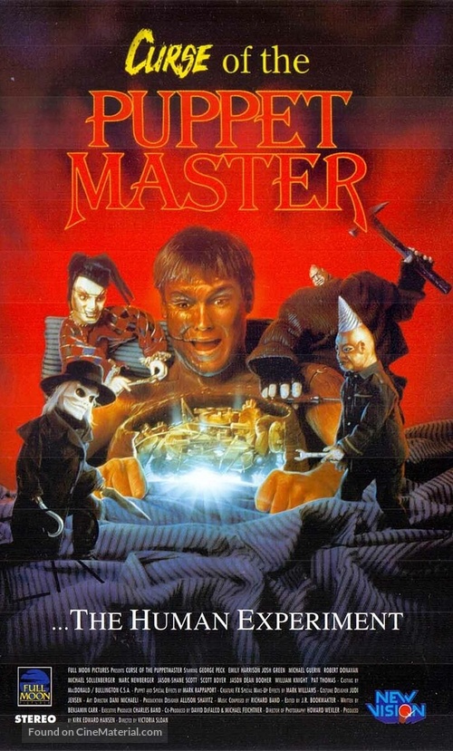 Curse of the Puppet Master - German VHS movie cover