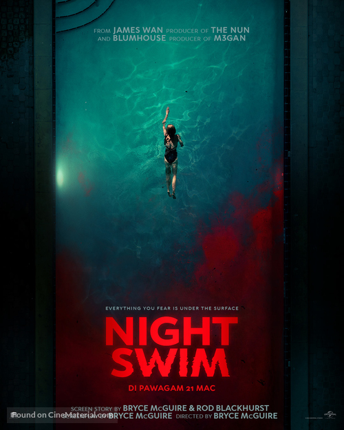 Night Swim - Malaysian Movie Poster