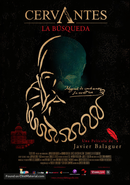 Cervantes, la b&uacute;squeda - Spanish Movie Poster