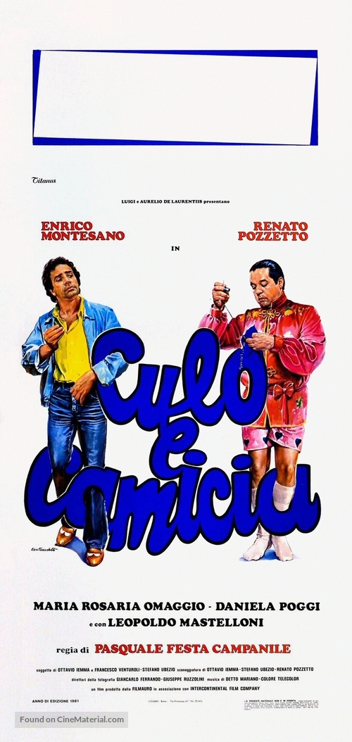 Culo e camicia - Italian Movie Poster