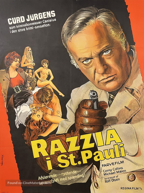 Das Stundenhotel von St. Pauli - Danish Movie Poster