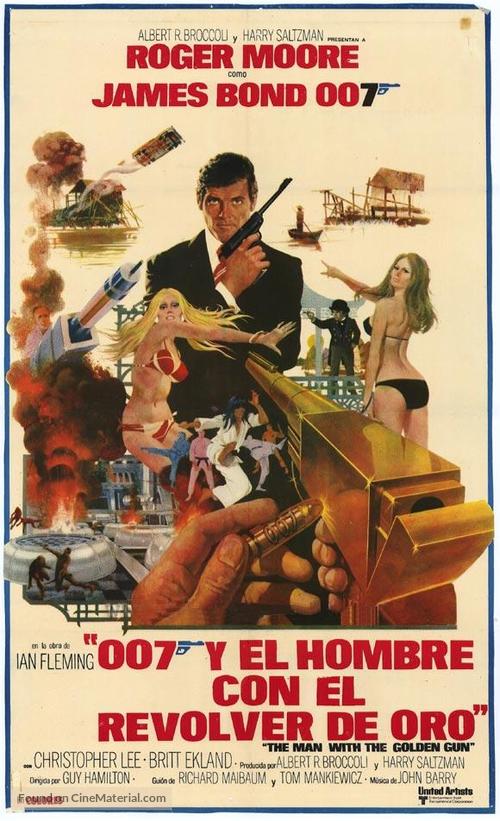 The Man With The Golden Gun - Argentinian Movie Poster