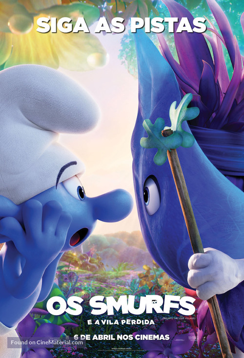 Smurfs: The Lost Village - Brazilian Movie Poster