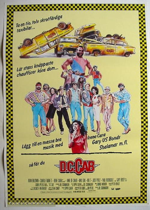 D.C. Cab - Swedish Movie Poster