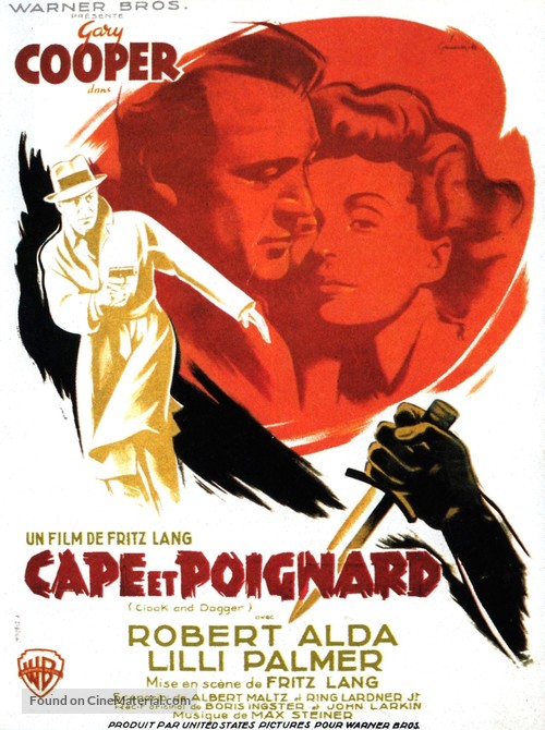 Cloak and Dagger - French Movie Poster