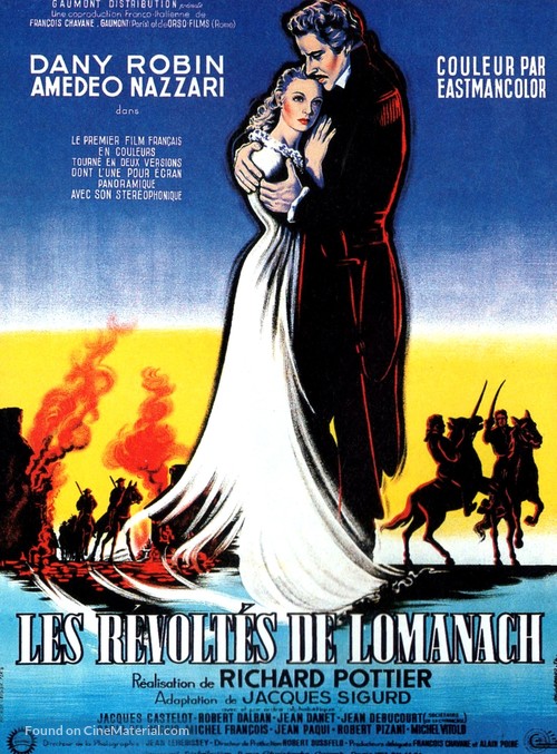 Les r&eacute;volt&eacute;s de Lomanach - French Movie Poster