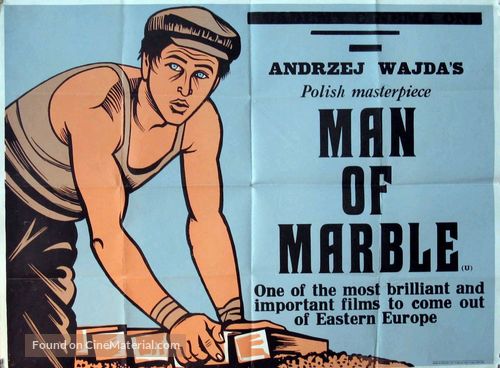 Czlowiek z marmuru - British Movie Poster