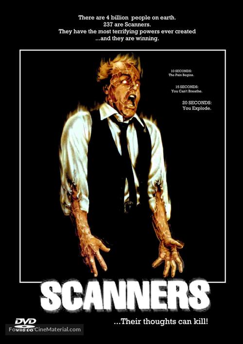 Scanners - DVD movie cover